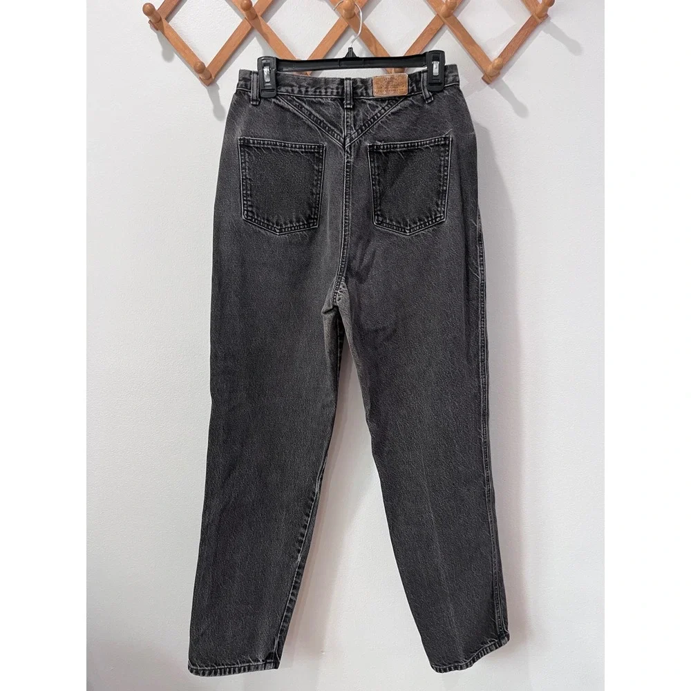 Rockies Vintage High Waisted Western Jeans Faded Black‎ Tapered Leg